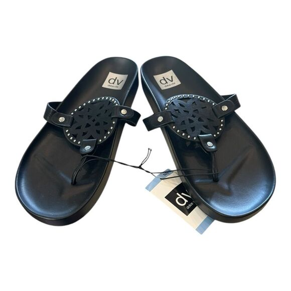 New DV Dolce Vita Women's Black Pandora Slide Sandals 9 - Picture 3 of 6